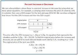 Solving Problems About Percent Increase