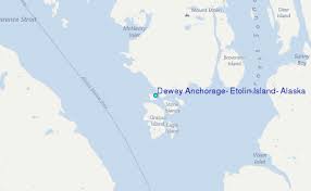 Dewey Anchorage Etolin Island Alaska Tide Station Location