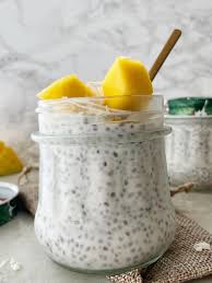 coconut chia seed pudding the hint of