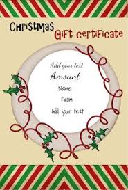 Free Printable Christmas Gift Certificate Template Which Can Be