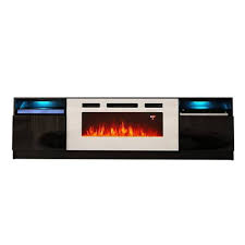 York Wh02 Black Electric Fireplace