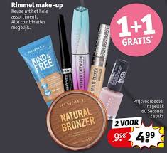 rimmel make up 1 1 gratis aanbieding