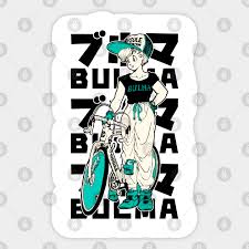 Dragon ball z bulma capsule. Bulma Dragon Ball Z Manga Cover Design White Version Bulma Dragon Ball Sticker Teepublic