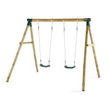Buy Marmoset Wooden Swing Set Plum
