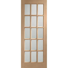 Sa77 Internal Oak Door With Clear
