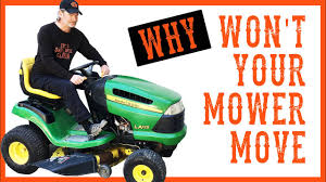 how to fix a riding lawnmower that will