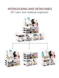 dreamgenius makeup organizer 4 pieces