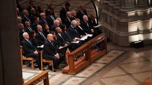 Bush, the 43rd president, gave a. Major Moments Of President George Bush S Funeral The New York Times