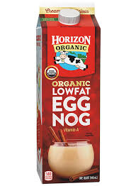 This meant no more waiting for the holidays to come around to enjoy a glass of eggnog. Horizon Organic Low Fat Eggnog