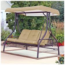 Modern Ss Frame 3 Seater Garden Swing Chair