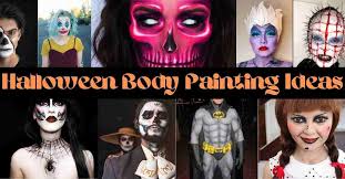 100 scary body painting for halloween