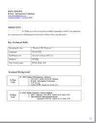 Instrumentation control freshers resume format sample Download Resume Format
