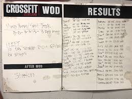 crossfit workout tuesday 08 04 2020