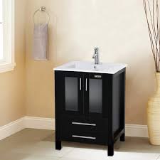 Second image shows actual top (except for cabinet only models, top not. Bathroom Sink Vanities Accessories Without Mirror Luckwind Bathroom Vanity Cabinet 24 Modern Design Black Cabinet Pedestal Stand Wood Soft Closing Cabinet Doors Set Without Basin Sink Top Kitchen Bath Fixtures