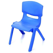 kids plastic chair blue konga