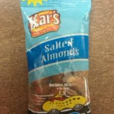 roasted salted almonds and nutrition facts