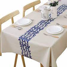 Table Cloth Wipeable Tablecloth Pvc