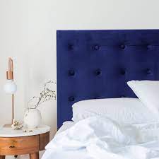 Royal Blue Velvet Oned Upholstered