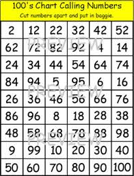 100s Chart Bingo Mystery Picture