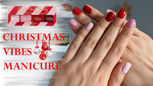christmas manicure nail inc