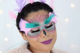 fantasy owl halloween makeup tutorial