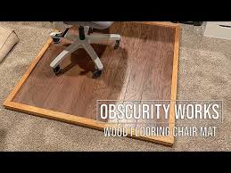 wood flooring office chair mat you