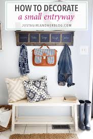 how to decorate a small entryway abby