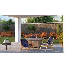 Patio Sense Wood Outdoor Lounge Chair