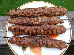 ground beef grilled koftas kabobs
