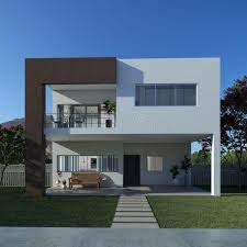 Modern Minimalist House Exterior 1 3D Rendering 3D Illustration 3D Model  Stock Illustration - Illustration of channel, luxury: 210351646 gambar png