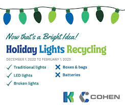 holiday light recycling city of fort