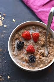 Overnight oats with chia seeds this breakfast tastes good enough to be a dessert. High Protein Chocolate Oatmeal Gf Low Calorie Skinny Fitalicious