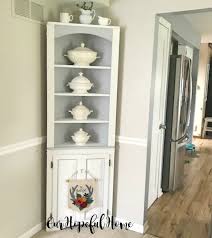 Diy Chalk Paint Corner Cabinet Styled