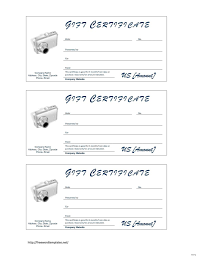 Email Gift Certificate Template E Gift Certificate Template Free