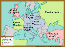Its a clean map of europe in 1914. The Alliances Of Europe In 1914 24 Years After The End Of The Pandjeh War Imaginarymaps
