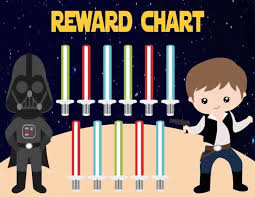 Star Wars Reward Chart Instant Download Chore Chart