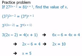 Exponential Functions Equations