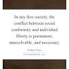 The Conflict between the Individual and Society