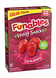 strawberry fruity snacks funables