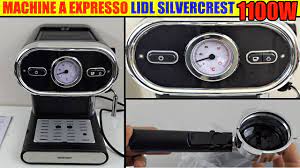 machine a expresso silvercrest lidl café sem 1100 deballage espresso machine  espressomaschine - YouTube