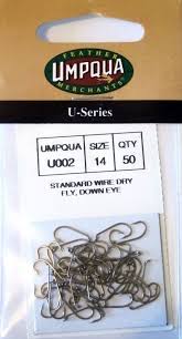 Umpqua Hooks Dry Fly Down Eye U002 Size 22