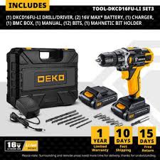 Cordless Drill Electric Driver