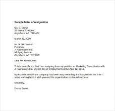 12 short notice resignation letters