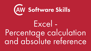 excel percene calculation and