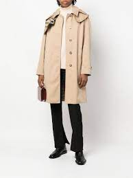 Burberry Stansted Hooded Trench Coat