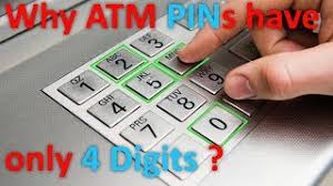 Number a is my credit card number. Why Atm Pin Has Only 4 Digits Youtube