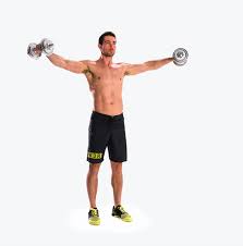 dumbbell arm and shoulder workout at