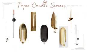 Taper Candle Wall Sconces And Flameless