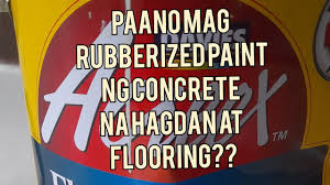 paano mag rubberized paint ng concrete