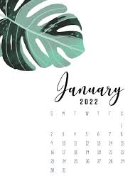 2022 calendar printable pdf in